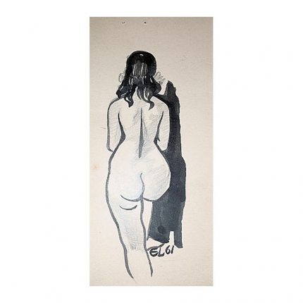 Lepp Esko 1906-1977 Nude from the back. (1961)