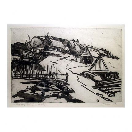 Kütt, Allex (1921 – 1991). The Estonian Landscape. (1959)