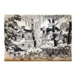 Vihvelin, Arnold (1892-1962). Landscape with House. (1940 - 50s)