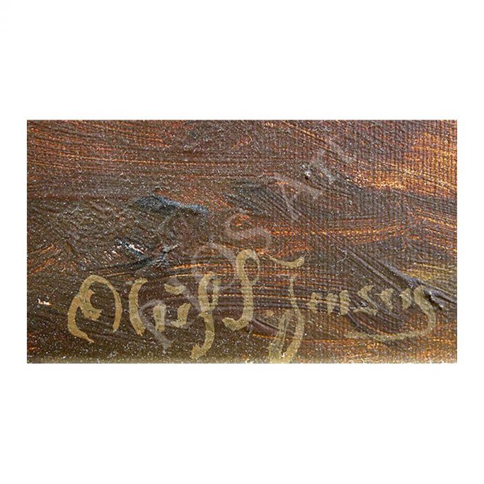 Jensen, Carl Christian Oluf S. (1871 – 1934). Mountain Landscape. (the beginning of 20 centuries). – Bild 2