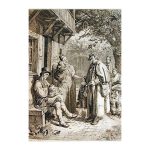 Richter, Adrian Ludwig (1803 – 1884). The Blind Rural Violinist.