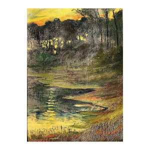 Mareels, Maurice (1893-1976). Evening Landscape. (1920 - 30s) Mareels, Maurice (1893-1976). Evening Landscape. (1920 - 30s)