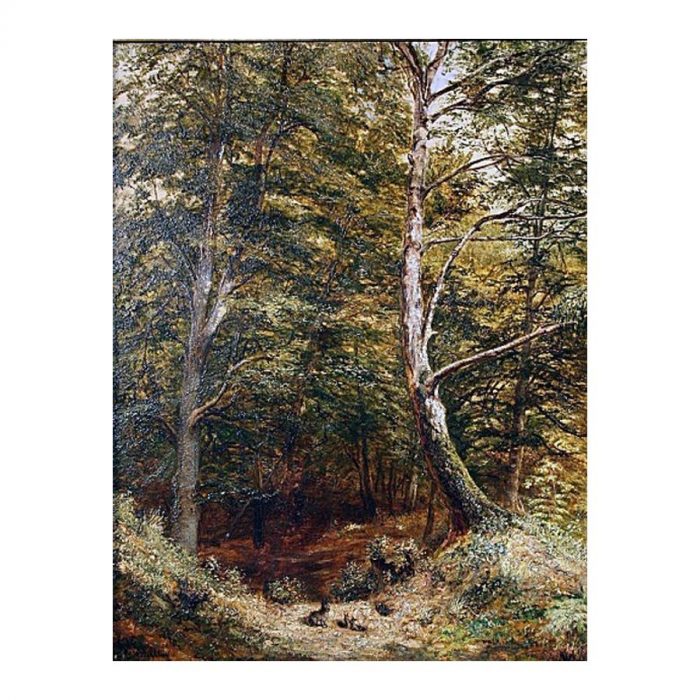 Walter, Karl (1868 – 1949). Forest landscape. (late 19th - early 20th century) Walter, Karl (1868 – 1949). Forest landscape. (late 19th - early 20th century)