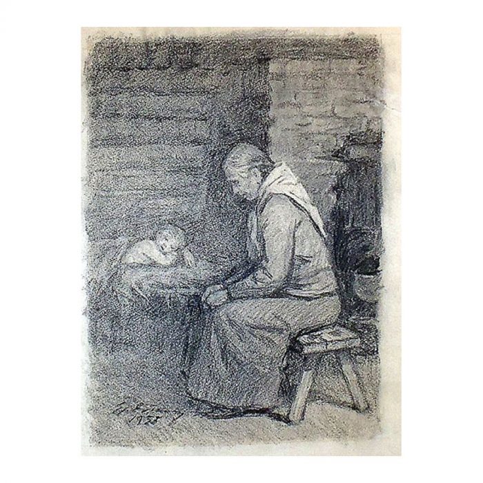 Einmann, Eduard (1913 – 1982). Illustration to J.Liiva's Product. (1953) Einmann, Eduard (1913 – 1982). Illustration to J.Liiva's Product. (1953)