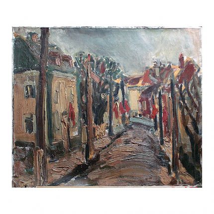 Eist Axel (1930 - 2000). Tolstoy Street in Tartu. (1970s).