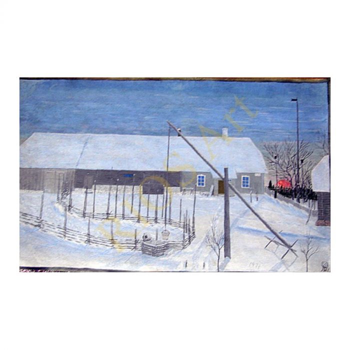 Pulst, August (1889 – 1977). Winter Landscape. (1911)