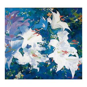 Minin, Sergei (born1954). Lilies (2018)