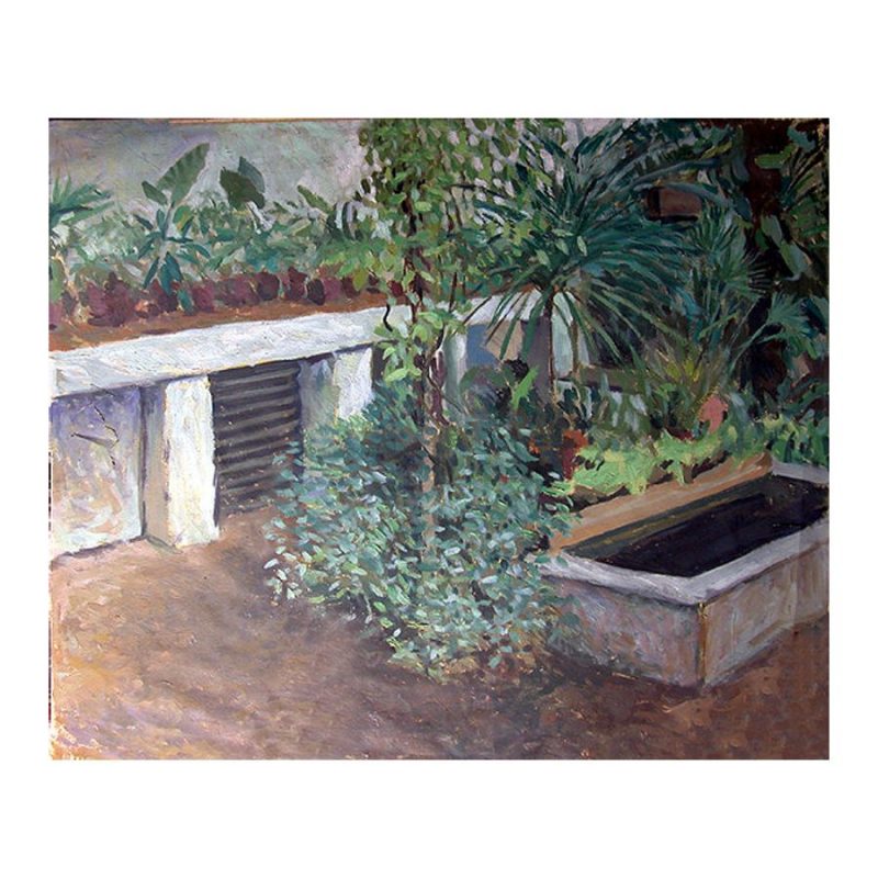 Maaser, Eduard (1916 – 1990). Corner in the Botanical Garden 1947