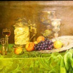 Müller, Paul Lothar (1869 – 1911). Still-life with a Wine Jug.