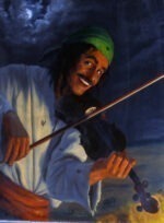 MULLER-SCHWABEN, Fritz (1879-1957). The Violinist (1920 – 1930)