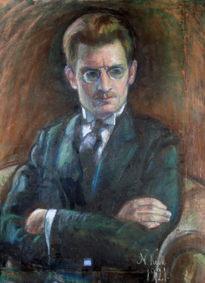 A3540011 Nikolai Kull (1894 – 1945). Portrait of a Man. (1921) - Image 1