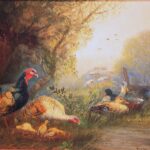 Heydendahl, Joseph (1844 – 1906).Poultry Yard. (The beginning of 20 centuries)