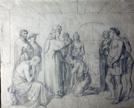 Kügelgen, Wilhelm von (1802 – 1867). A Scene from the Old Testament Story of Joseph (1820 – 30s)