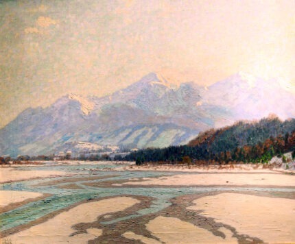 Weise, Aleksander (1883 – 1960). Mountains in the Winter. (1930 – 40s)