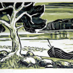 Kulles, Toivo (1918-1984). Coast of Lake. (1970s)