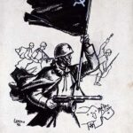 Okas, Evald (1915 -2011). Illustration. (1944)