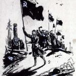 Evald Okas (1915 -2011). Illustration. (1944)