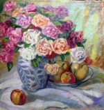 The unknown artist Roses. (The beginning of 20 centuries)