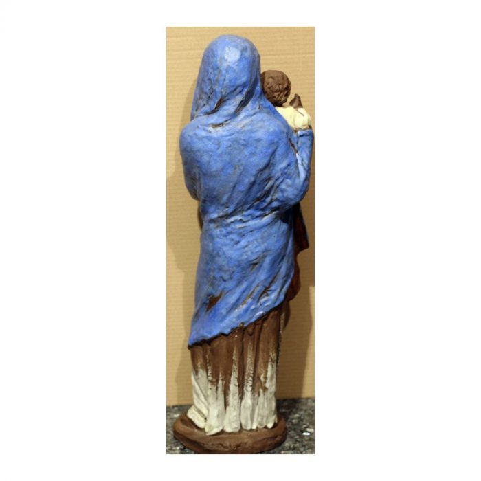 Karlsruhe majolica. Madonna and Child. (1940s) — изображение 5