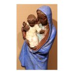 Karlsruhe majolica. Madonna and Child. (1940s) — изображение 2