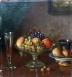 Simmonds, Julius (1843 – 1924). Still life with Fruits. (1921)