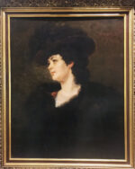 kaulbach, herman (1846 – 1909). portrait of the lady. (the end 19 centuries)