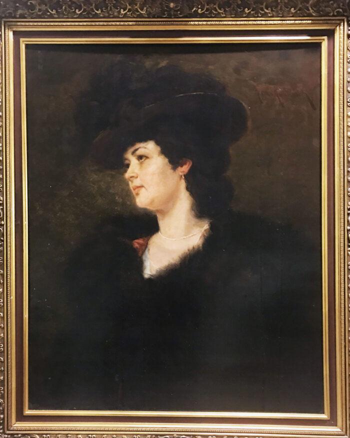 kaulbach, herman (1846 – 1909). portrait of the lady. (the end 19 centuries)