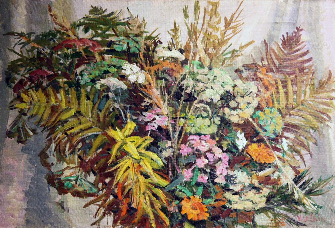 leškin viktor (1914 1998). sügisene bukett. (1987)