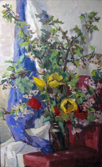 leškin viktor (1914 1998). kollased tulbid. (1983)