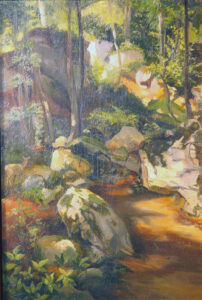 heilmair, josef (1849 – 1923). river valley. (1890 1900)