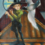 sadovnikova, jelena. birds catching boy