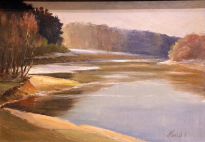 pukits j. landscape with the river. (1971)