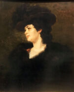 kaulbach, herman (1846 – 1909). portrait of the lady. (the end 19 centuries)