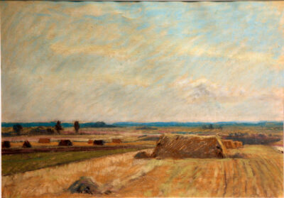 einmann, eduard (1913 – 1982). field on ukraine. (1950)