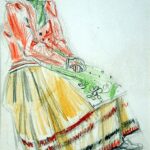 Adamson-Eric (1902-1968). Kostüümikavand eesti draamatreepile. (1943)