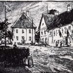 olev soans (1925 – 1995). kuresaare kesklinn (1962)