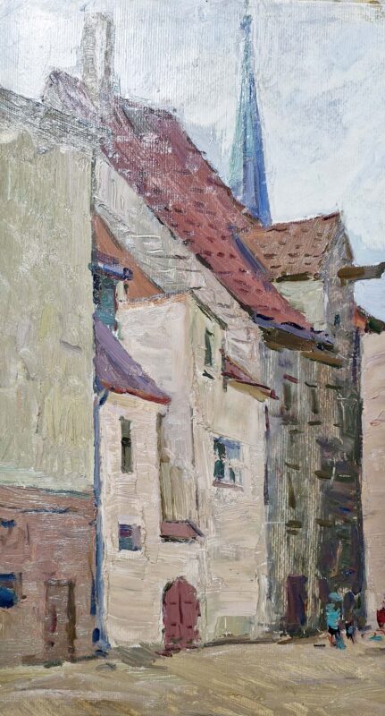 tihonov, nikolai (1917 1989). old riga. (1979)