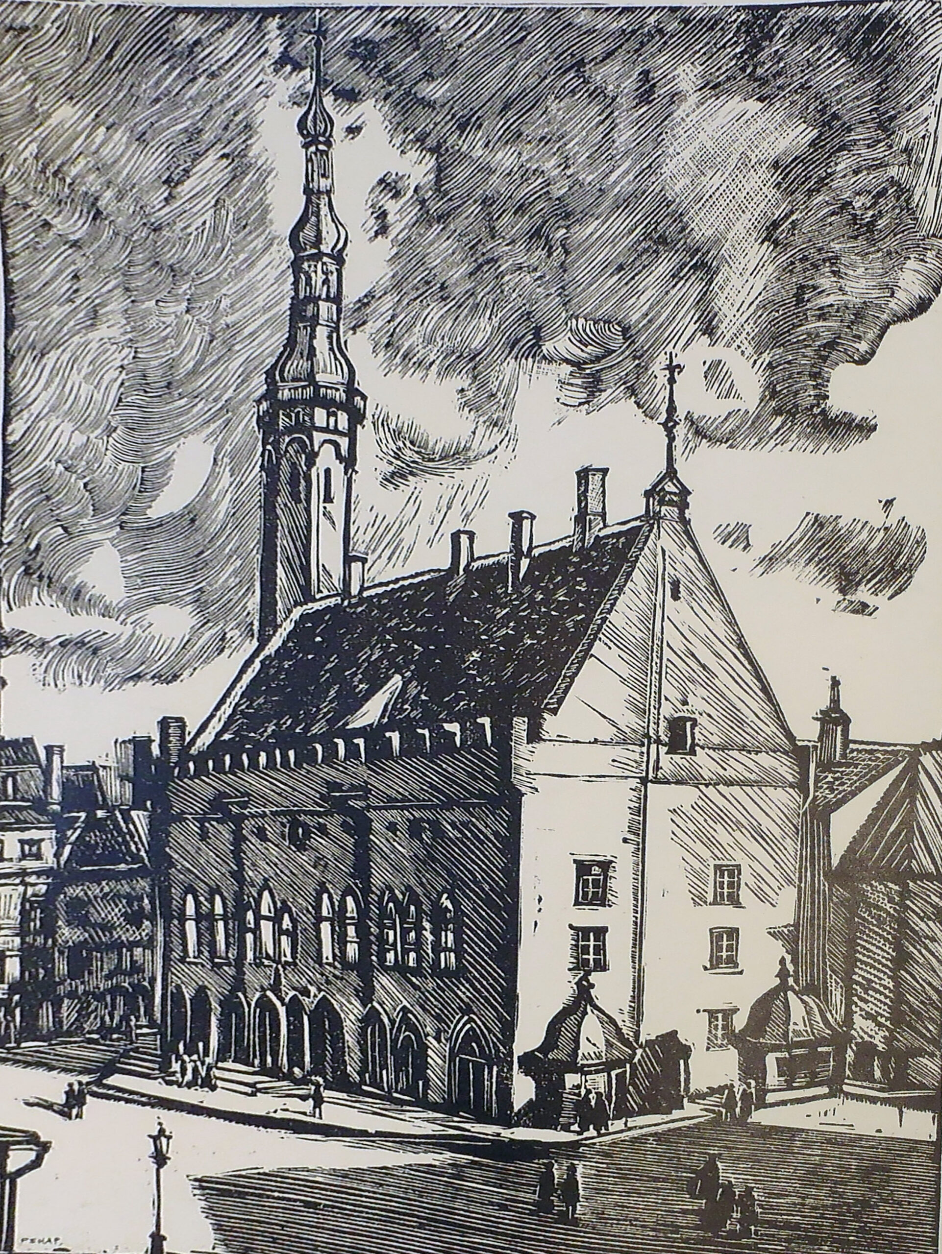 pehap, erich (1912–1981). tallinn town hall. (1954) pehap, erich (1912–1981). tallinn town hall. (1954)
