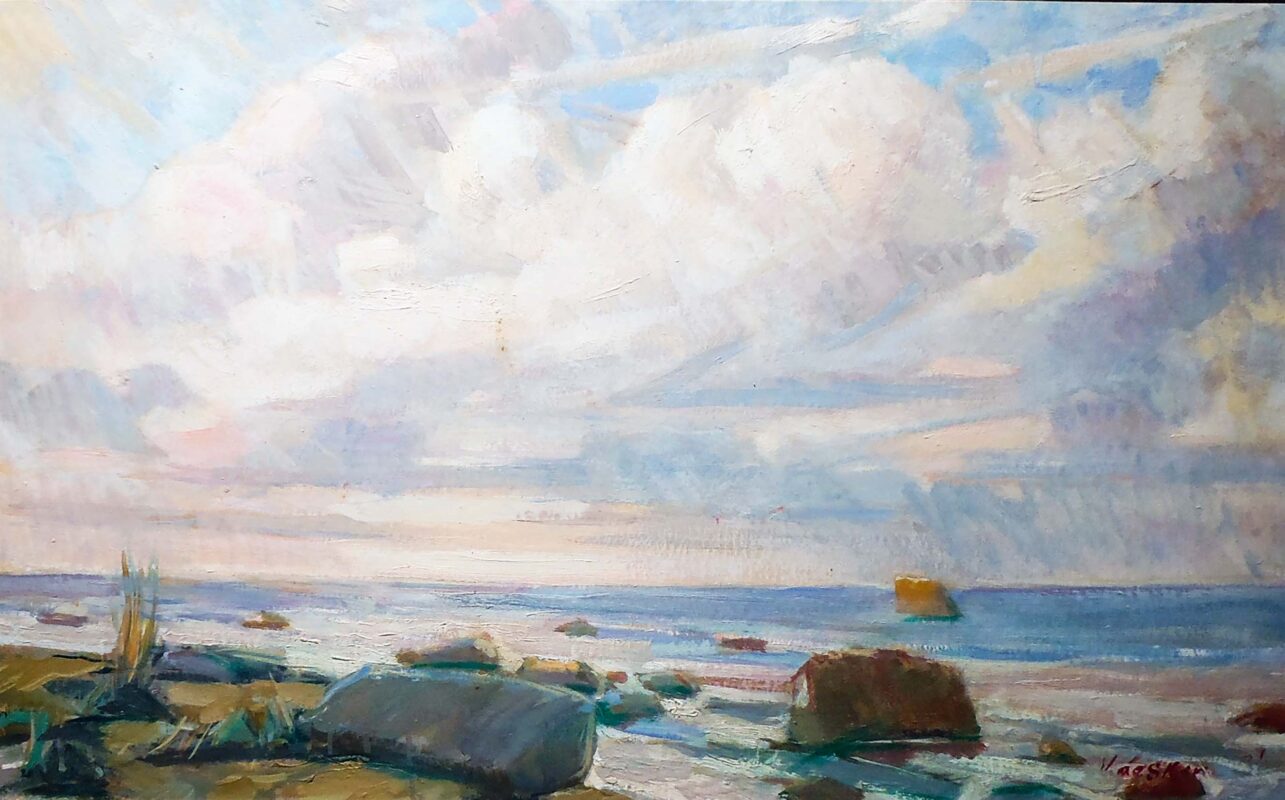 leškin viktor (1914 1998). pilved mererannas. (1989)