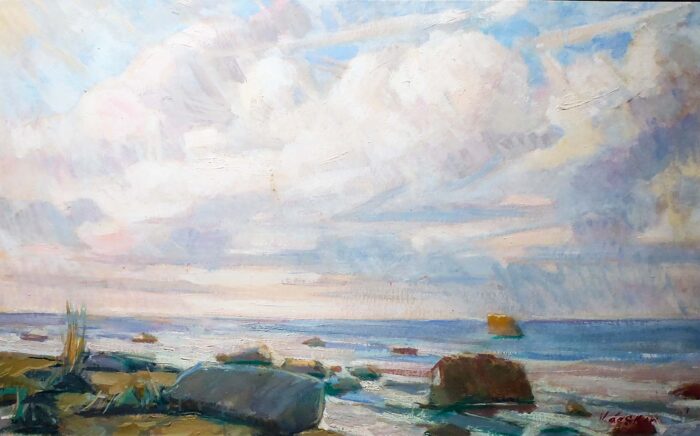 leškin viktor (1914 1998). pilved mererannas. (1989)