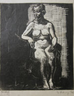 pehap, erich (1912 1981). the sitting woman (1936)