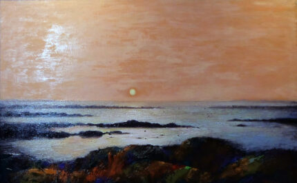 strahhov anatoli (born1946). evening island. (2013)