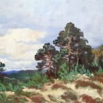 poland, eduard (1883 1957). pine grove. (1933)