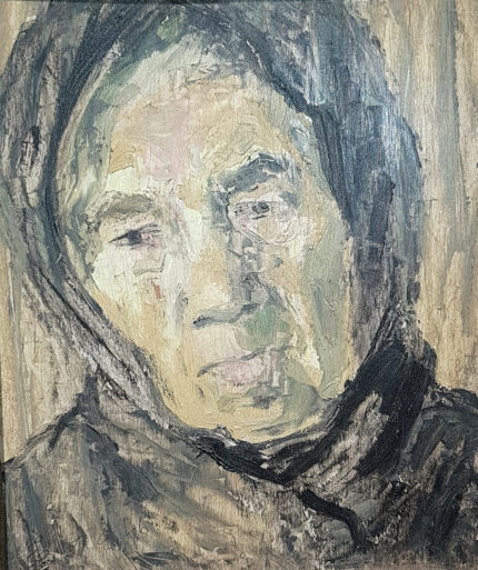 Okas, Evald (1915 - 2011). Portrait of an old woman. (1946)