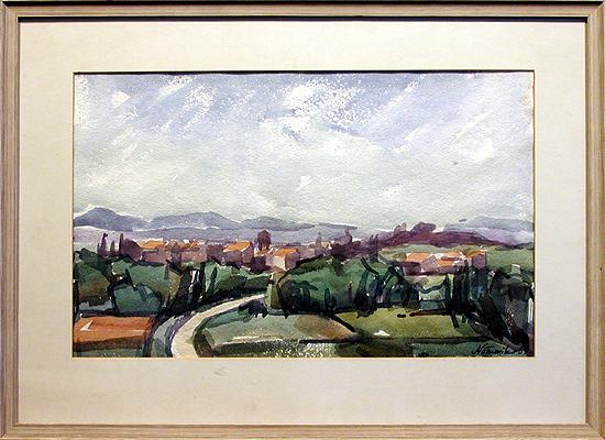 nõmmik, juhan (1902 – 1975). south coast in france (1963)