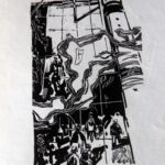 Олев Соанс: "На станции" (1961) - иллюстрация к работе "Пролог и стихи" Пауля Раммо