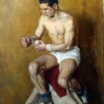 Portrait of Boxer Lembit Maurer