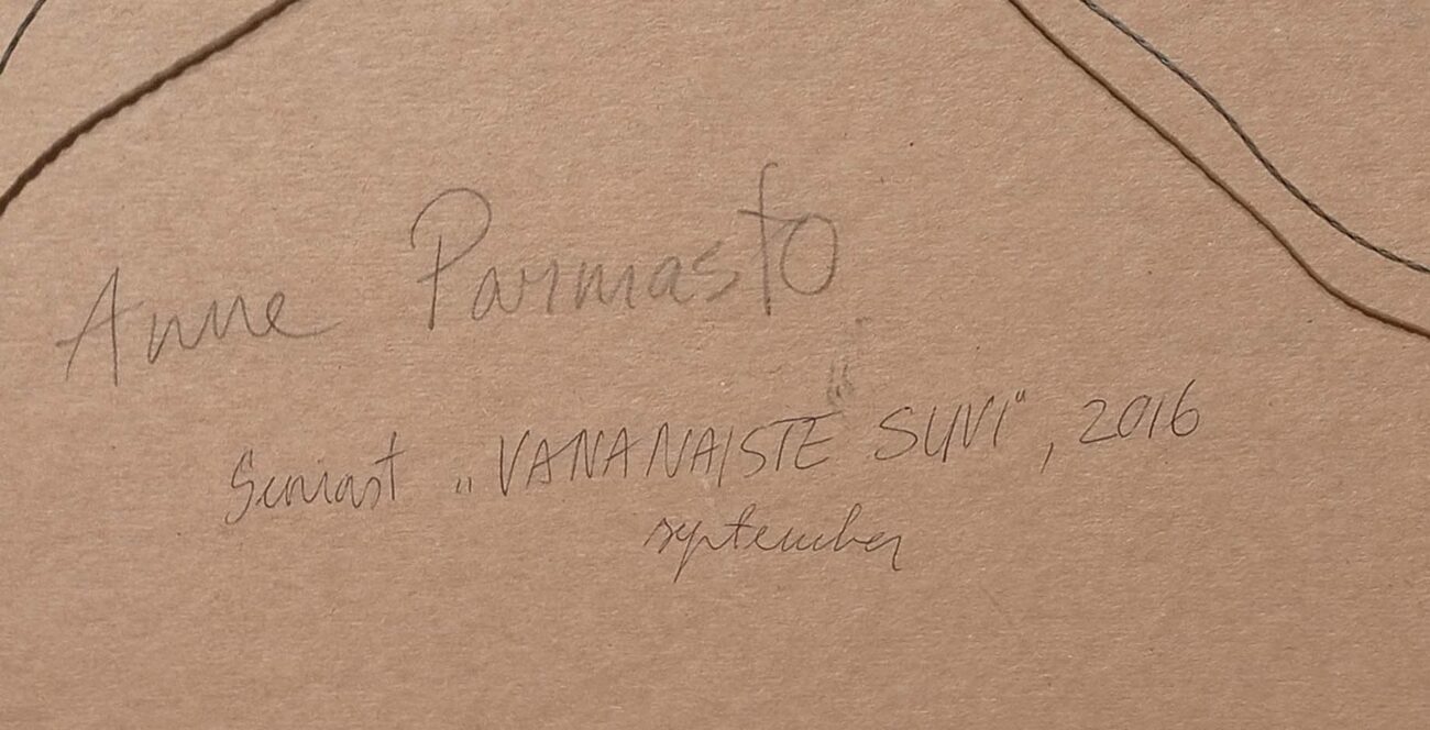 parmasto, anne (s. 1952). vananaiste suvi. september (2016)