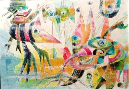 avo paistik (1936 2013) kõrvadega lind mõtlemas (1992)