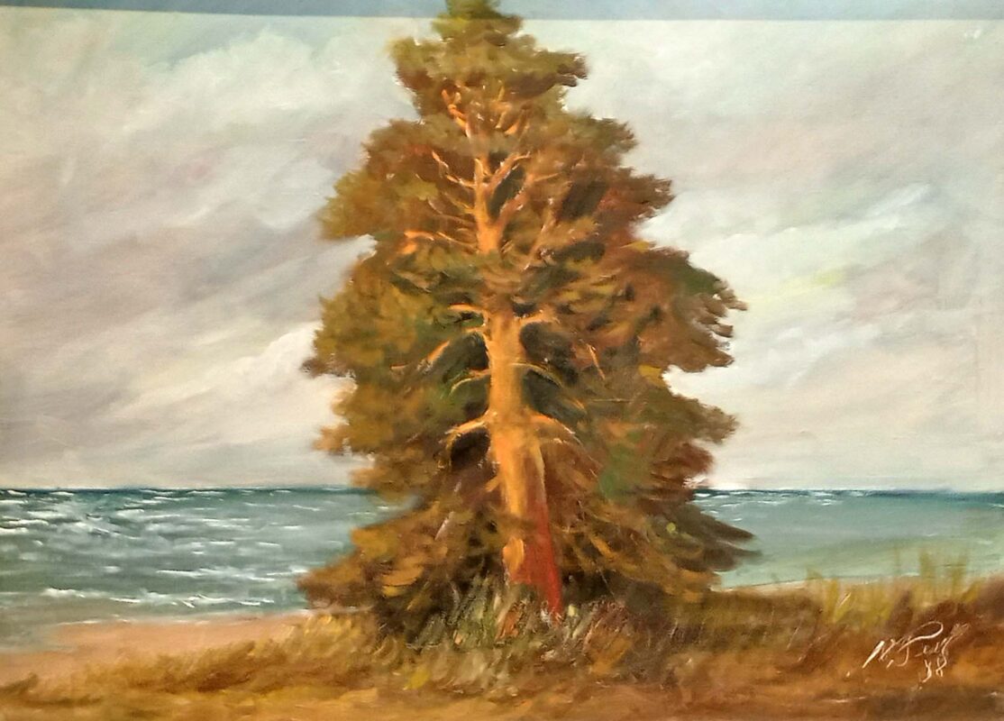 voldemar peil (1907 1999). mänd mererannas. (1988)